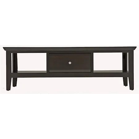 Rectangular Coffee Table with Drawer